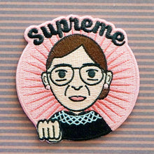 Load image into Gallery viewer, Supreme RBG Ruth Bader Ginsburg Embroidered Patch