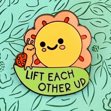 Load image into Gallery viewer, Lift Each Other Up Enamel Pin