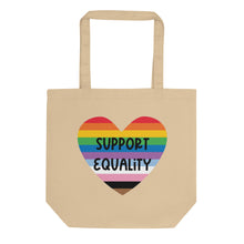 Load image into Gallery viewer, Support Equality LGBTQIA+ Eco Tote Bag