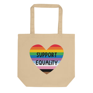 Support Equality LGBTQIA+ Eco Tote Bag