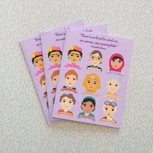 3 Card Pack: Women in History Empowering Greeting Cards
