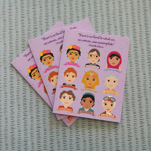 3 Card Pack: Women in History Empowering Greeting Cards