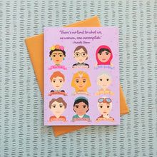 Load image into Gallery viewer, Women in History Famous Women Empowerment Greeting Card