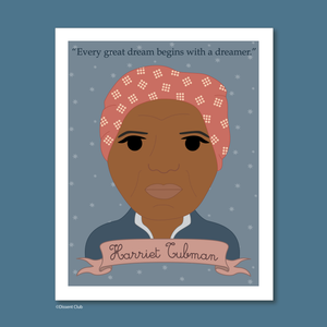 Sheroes Collection: Harriet Tubman 8x10 Art Print