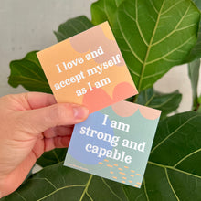 Load image into Gallery viewer, Positive Self-Care Affirmation Mini Card Pack