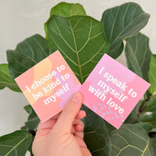 Load image into Gallery viewer, Positive Self-Care Affirmation Mini Card Pack