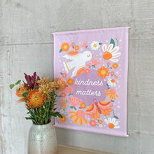 Load image into Gallery viewer, Kindness Matters Canvas Wall Hanging