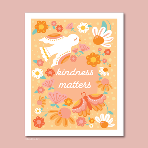 Kindness Matters 8x10 Art Print