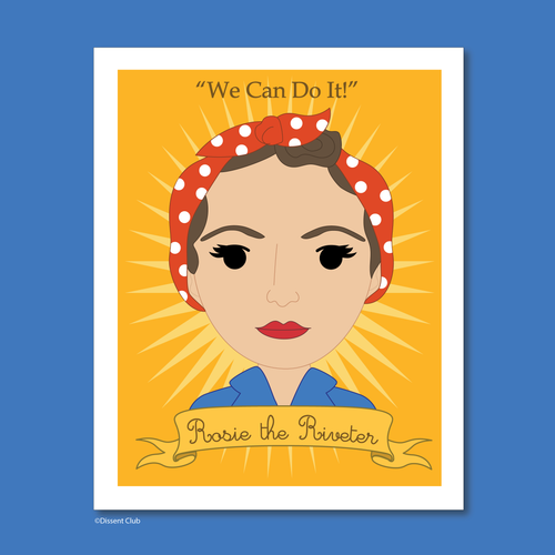 Sheroes Collection: Rosie the Riveter 8x10 Art Print