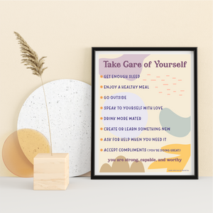 Download: Take Care of Yourself Self-Care, Self-Love Tips, Affirmations