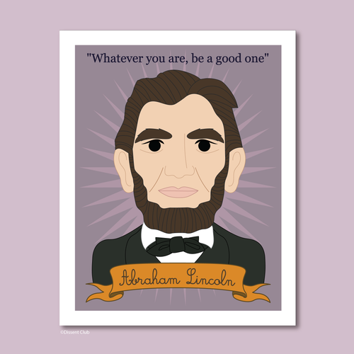 Heroes Collection: Abraham Lincoln 8x10 Art Print