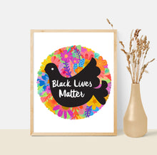 Load image into Gallery viewer, FUNDRAISER Black Lives Matter 8x10 Art Print 100% Donation