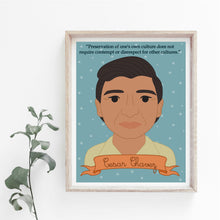 Load image into Gallery viewer, Heroes Collection: Cesar Chavez 8x10 Art Print