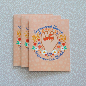 3 Card Pack: Empowered Women Empower the World Greeting Cards