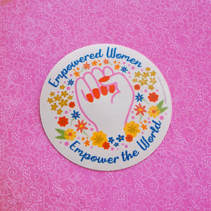Empowered Women Empower the World Sticker