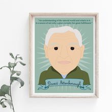 Load image into Gallery viewer, Heroes Collection: David Attenborough 8x10 Art Print
