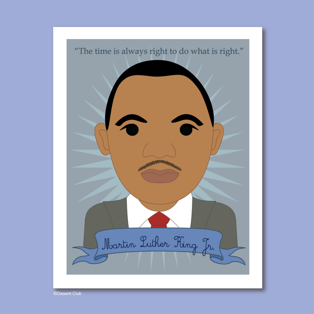 Heroes Collection: Martin Luther King Jr. 8x10 Art Print