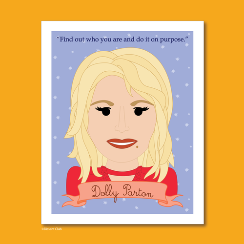 Sheroes Collection: Dolly Parton 8x10 Art Print