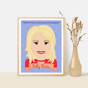 Sheroes Collection: Dolly Parton 8x10 Art Print