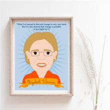 Load image into Gallery viewer, Sheroes Collection: Elizabeth Warren 8x10 Art Print