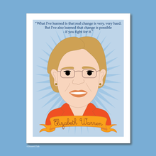 Load image into Gallery viewer, Sheroes Collection: Elizabeth Warren 8x10 Art Print