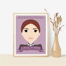 Load image into Gallery viewer, Sheroes Collection: Emily Dickinson 8x10 Art Print
