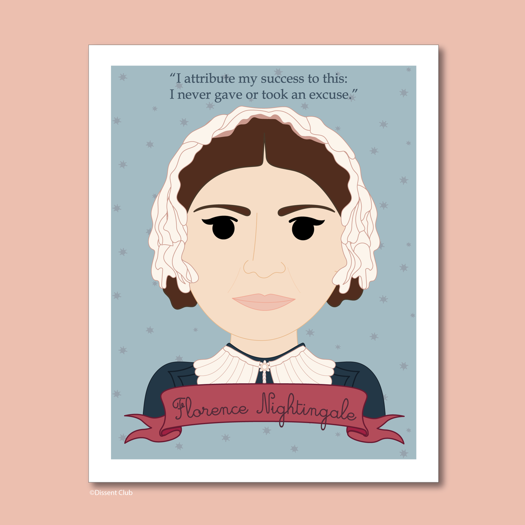 Sheroes Collection: Florence Nightingale 8x10 Art Print