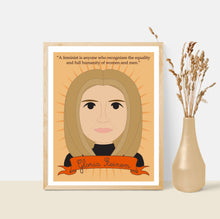 Load image into Gallery viewer, Sheroes Collection: Gloria Steinem 8x10 Art Print