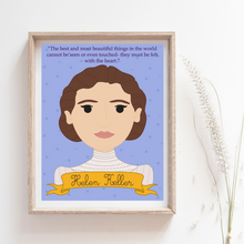 Load image into Gallery viewer, Sheroes Collection: Hellen Keller 8x10 Art Print