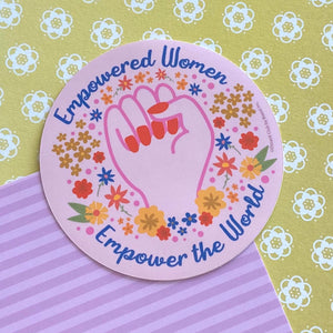 Empowered Women Empower the World Sticker