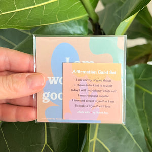 Positive Self-Care Affirmation Mini Card Pack