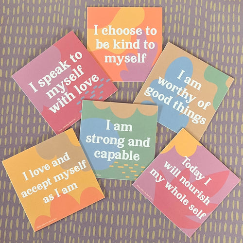 Positive Self-Care Affirmation Mini Card Pack