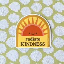 Load image into Gallery viewer, Radiate Kindness Vinyl Sticker
