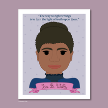 Load image into Gallery viewer, Sheroes Collection: Ida B. Wells 8x10 Art Print