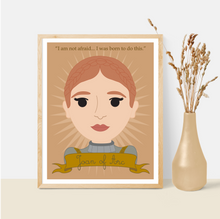 Load image into Gallery viewer, Sheroes Collection: Joan of Arc 8x10 Art Print