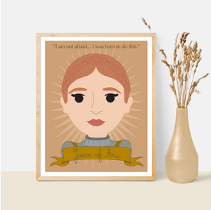 Sheroes Collection: Joan of Arc 8x10 Art Print