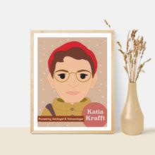 Load image into Gallery viewer, Sheroes Collection: Katia Krafft 8x10 Art Print