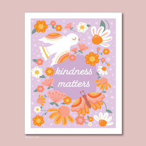 Kindness Matters 8x10 Art Print
