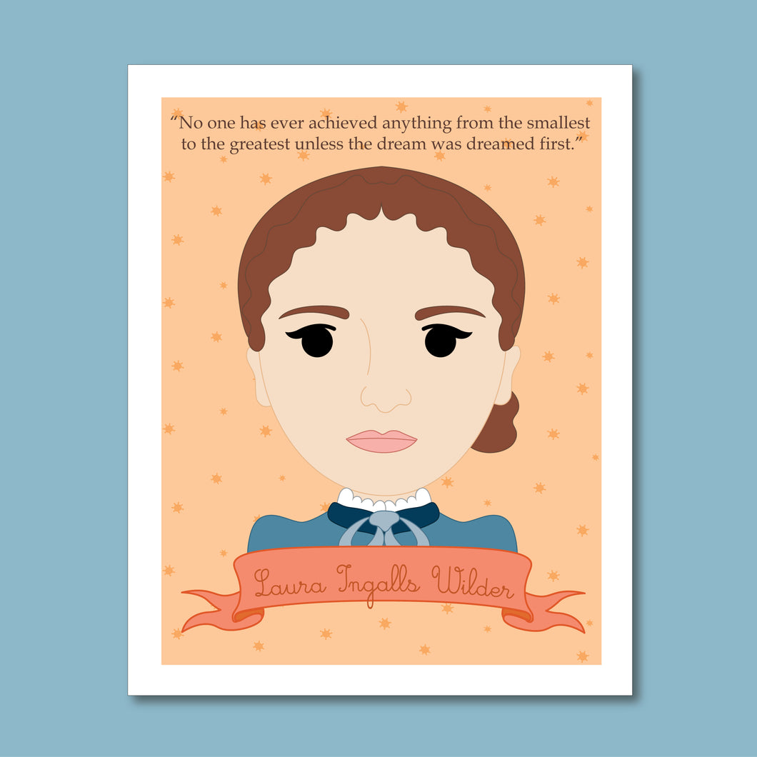 Sheroes Collection: Laura Ingalls Wilder 8x10 Art Print