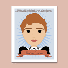 Load image into Gallery viewer, Sheroes Collection: Marie Curie 8x10 Art Print