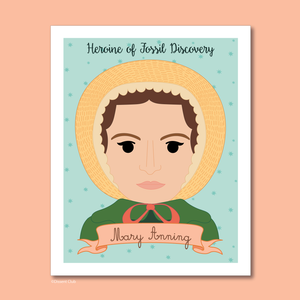 Sheroes Collection: Mary Anning 8x10 Art Print
