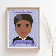 Load image into Gallery viewer, Sheroes Collection: Maya Angelou 8x10 Art Print