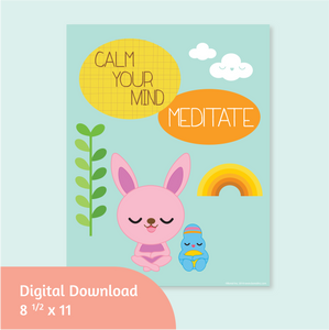 Digital Download: Calm Your Mind, Meditate