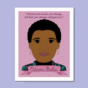 Sheroes Collection: Octavia Butler 8x10 Art Print