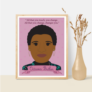 Sheroes Collection: Octavia Butler 8x10 Art Print