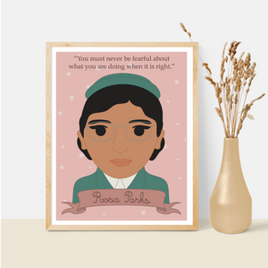 Sheroes Collection: Rosa Parks 8x10 Art Print