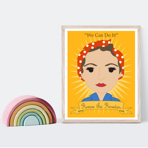 Sheroes Collection: Rosie the Riveter 8x10 Art Print