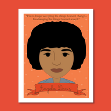 Load image into Gallery viewer, Sheroes Collection: Angela Davis 8x10 Art Print