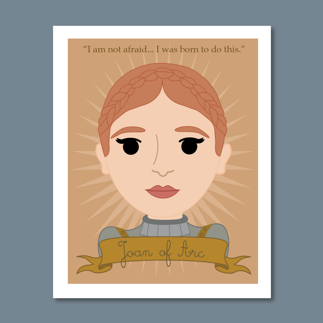 Sheroes Collection: Joan of Arc 8x10 Art Print