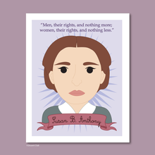 Load image into Gallery viewer, Sheroes Collection: Susan B. Anthony 8x10 Art Print